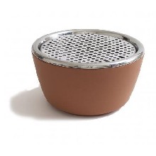 BBQ gril s květináčem