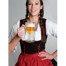 Sklenice na pivo a víno
